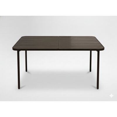 GardenLine Brązowy Duży Stół Stolik Ogrodowy Prostokąt Do Ogrodu Altany Na Taras 140cm GardenLine Brązowy Duży Stół Stolik Ogrodowy Prostokąt Do Ogrodu Altany Na Taras 140cm