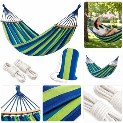 Amazon Hamak Dwuosobowy Ogrodowy Duży Z Drążkiem Turystyczny Osobowy 260 X 150 Cm Amazon Hamak Dwuosobowy Ogrodowy Duży Z Drążkiem Turystyczny Osobowy 260 X 150 Cm
