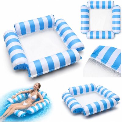 Amazon HAMAK WODNY DO PŁYWANIA MATERAC DMUCHANY Z SIATKĄ DO BASENU LEŻAK PLAŻOWY Amazon HAMAK WODNY DO PŁYWANIA MATERAC DMUCHANY Z SIATKĄ DO BASENU LEŻAK PLAŻOWY