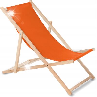 GREENBLUE LEŻAK OGRODOWY DREWNIANY SKŁADANY FOTEL PLAŻOWY ROZKŁADANY SOLIDNY ORANGE GREENBLUE LEŻAK OGRODOWY DREWNIANY SKŁADANY FOTEL PLAŻOWY ROZKŁADANY SOLIDNY ORANGE