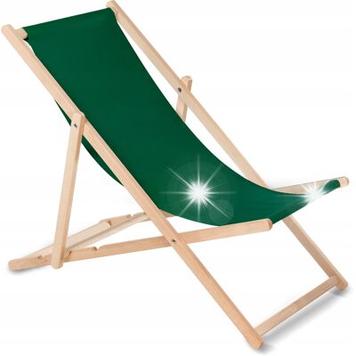 GREENBLUE LEŻAK OGRODOWY DREWNIANY SKŁADANY FOTEL PLAŻOWY ROZKŁADANY SOLIDNY ZIELONY GREENBLUE LEŻAK OGRODOWY DREWNIANY SKŁADANY FOTEL PLAŻOWY ROZKŁADANY SOLIDNY ZIELONY