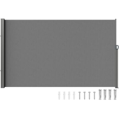 Vevor Markiza boczna parawan szara na taras roleta przeciwsłoneczna 180 x 350 cm Vevor Markiza boczna parawan szara na taras roleta przeciwsłoneczna 180 x 350 cm
