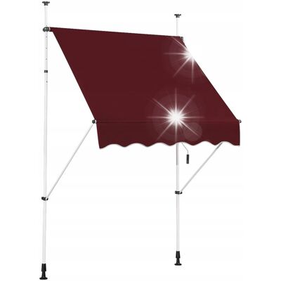 COSTWAY Markiza ogrodowa rozporowa Markiza tarasowa Zadaszenie 150 cm COSTWAY Markiza ogrodowa rozporowa Markiza tarasowa Zadaszenie 150 cm