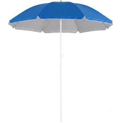 Springos Parasol Plażowy 240cm Parasol Ogrodowy Niebieski Springos Parasol Plażowy 240cm Parasol Ogrodowy Niebieski
