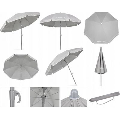 Amazon PARASOL PLAŻOWY OGRODOWY DUŻY ŁAMANY BESTIF NA PLAŻĘ 1,8M 180CM Amazon PARASOL PLAŻOWY OGRODOWY DUŻY ŁAMANY BESTIF NA PLAŻĘ 1,8M 180CM