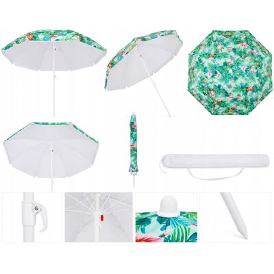 Amazon PARASOL PLAŻOWY OGRODOWY SKŁADANY WBIJANY WODOOPORNY - FLAMINGI - UV+ 180cm Amazon PARASOL PLAŻOWY OGRODOWY SKŁADANY WBIJANY WODOOPORNY - FLAMINGI - UV+ 180cm