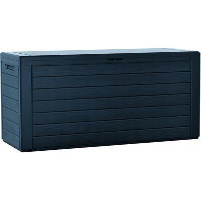 PROSPERPLAST SKRZYNIA OGRODOWA DUŻA ANTRACYT 280L BALKONOWA DO OGRODU UNIWERSALNA PROSPERPLAST SKRZYNIA OGRODOWA DUŻA ANTRACYT 280L BALKONOWA DO OGRODU UNIWERSALNA