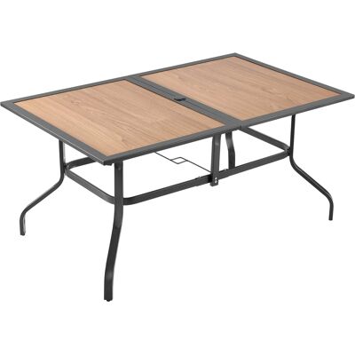 Vevor Stół ogrodowy taras balkon jadalny premium 150 x 96 x 72,5 cm stal 35 mm Vevor Stół ogrodowy taras balkon jadalny premium 150 x 96 x 72,5 cm stal 35 mm