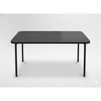 GardenLine Szary Duży Ogrodowy Tarasowy Stół Stolik Prostokątny Do Altany Ogrodu 140cm GardenLine Szary Duży Ogrodowy Tarasowy Stół Stolik Prostokątny Do Altany Ogrodu 140cm