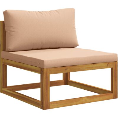 Vidaxl Środkowa Sofa Modułowa Z Poduszkami Vidaxl Środkowa Sofa Modułowa Z Poduszkami