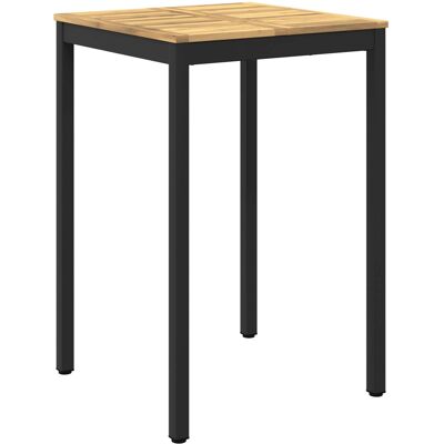 vidaXL Stół barowy ogrodowy biały i czarny 70 x 68,5 x 105 cm vidaXL Stół barowy ogrodowy biały i czarny 70 x 68,5 x 105 cm