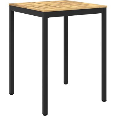 vidaXL Stół barowy ogrodowy biały i czarny 80 x 80,5 x 105 cm vidaXL Stół barowy ogrodowy biały i czarny 80 x 80,5 x 105 cm