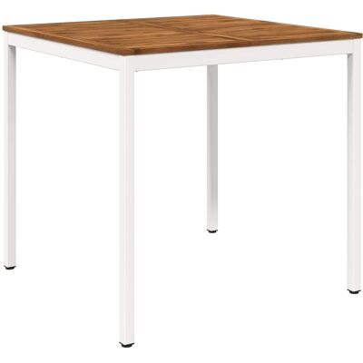 Vidaxl Stół Barowy Ogrodowy Naturalne I Białe 110 X 108,5 X 105 Cm Vidaxl Stół Barowy Ogrodowy Naturalne I Białe 110 X 108,5 X 105 Cm