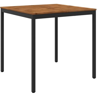Vidaxl Stół Barowy Ogrodowy Naturalny I Czarny 110 X 108,5 X 105 Cm Vidaxl Stół Barowy Ogrodowy Naturalny I Czarny 110 X 108,5 X 105 Cm