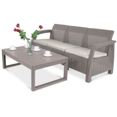 Keter Zestaw Balkonowy Ogrodowy Corfu Love Seat Max/lyon Cappuccino Keter Zestaw Balkonowy Ogrodowy Corfu Love Seat Max/lyon Cappuccino