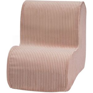 MEOWBABY - Estetyczny pikowany puf velur - Rosa Cipria - Fotel dziecięcy MEOWBABY - Estetyczny pikowany puf velur - Rosa Cipria - Fotel dziecięcy
