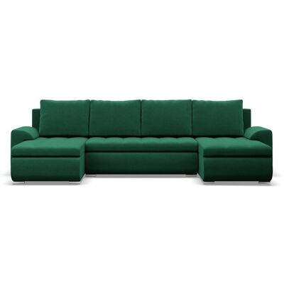 Mebligo - Foresta - w kształcie litery U - Ciemnoniebieski - Sofa rozkładana Mebligo - Foresta - w kształcie litery U - Ciemnoniebieski - Sofa rozkładana
