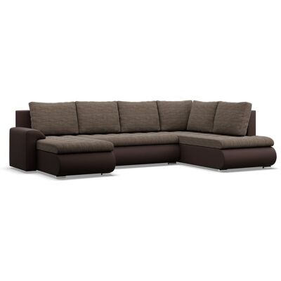 Mebligo - Foresta U - Wielokolorowy - Polyester - Sofa rozkładana Mebligo - Foresta U - Wielokolorowy - Polyester - Sofa rozkładana