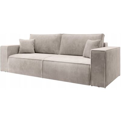 Selsey Rozkładana Sofa Kolor Krem 102x85x257cm - Rozkładana Sofa Selsey Rozkładana Sofa Kolor Krem 102x85x257cm - Rozkładana Sofa