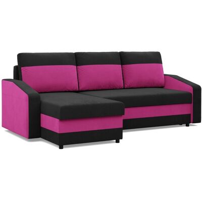 Mebligo - Orion - Kolor: Czarny, Różowy - Sofa Mebligo - Orion - Kolor: Czarny, Różowy - Sofa