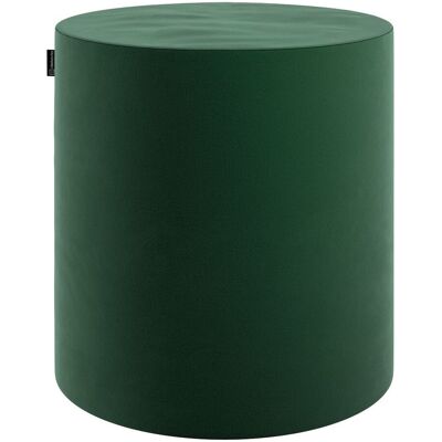 Puf Barrel DEKORIA Velvet, butelkowa zieleń, ø40 Puf Barrel DEKORIA Velvet, butelkowa zieleń, ø40