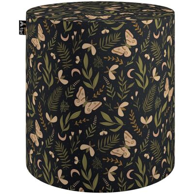 Inny producent Puf Bobby, czarno-zielony, ø40, wys. 40 cm, Magic Collection Inny producent Puf Bobby, czarno-zielony, ø40, wys. 40 cm, Magic Collection