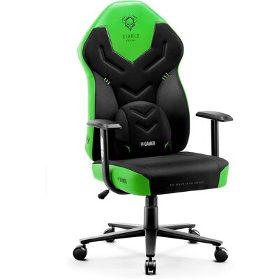 Domator24 Fotel gamingowy Diablo X-Gamer 2.0 czarno-zielony Normal Size Domator24 Fotel gamingowy Diablo X-Gamer 2.0 czarno-zielony Normal Size