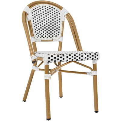 King Home Krzesło CAFE PARIS białe rattan King Home Krzesło CAFE PARIS białe rattan