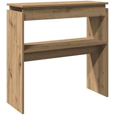 vidaXL Stolik konsolowy, dąb artisan, 80x30x80 cm vidaXL Stolik konsolowy, dąb artisan, 80x30x80 cm