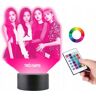 Plexido Lampka na Biurko Statuetka Led Black Pink K-Pop