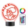 Plexido Lampka Nocna 3D Led Ajax Amsterdam