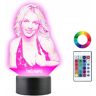 Plexido Lampka Nocna 3D Led Britney Spears Prezent