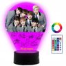 Plexido Lampka Nocna 3D LED BTS Zespół K-Pop