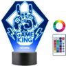 Plexido Lampka Nocna 3D Led Dla Gracza Game King Prezent