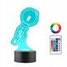 Plexido Lampka Nocna 3D LED K-pop BTS Mikrofon Muzyka