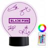 Inny producent XL Lampka LED 3D Black Pink 16 kolorów + Pilot IMIĘ Grawer