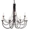 Żyrandol ELSTEAD LIGHTING Carisbrooke, czarny, 12x60W, 86,5x98 cm