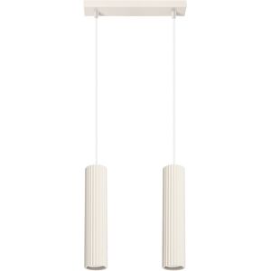 Sollux Lighting Karbon Minimalistyczny Zawieszany Potrójny 2 Światła Beżowy - Lampa wisząca Sollux Lighting Karbon Minimalistyczny Zawieszany Potrójny 2 Światła Beżowy - Lampa wisząca