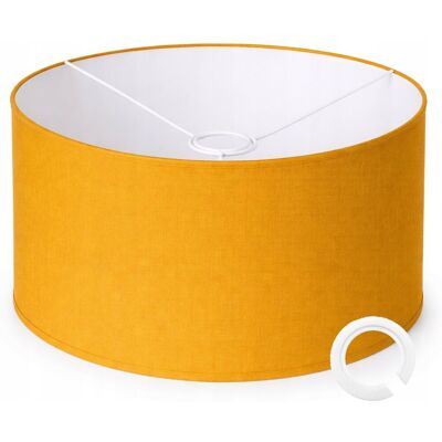 Skylighting ABAŻUR DO LAMP WISZĄCYCH STOJĄCYCH 35 x 20cm WALEC E27 E14 MUSZTARDOWY Skylighting ABAŻUR DO LAMP WISZĄCYCH STOJĄCYCH 35 x 20cm WALEC E27 E14 MUSZTARDOWY