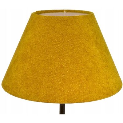 BIAŁA KROPKA producent abażurów Abażur Do Lampki Klosz Stożek E27 MIODOWY - Żółty 15x31 H18 BOUCLE VENOSA BIAŁA KROPKA producent abażurów Abażur Do Lampki Klosz Stożek E27 MIODOWY - Żółty 15x31 H18 BOUCLE VENOSA