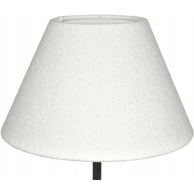 BIAŁA KROPKA producent abażurów Abażur Do Lampki Klosz Stożek Nowoczesny E27 Biały 13x25 H15 BOUCLE VENOSA BIAŁA KROPKA producent abażurów Abażur Do Lampki Klosz Stożek Nowoczesny E27 Biały 13x25 H15 BOUCLE VENOSA