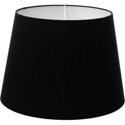 BIAŁA KROPKA producent abażurów Abażur Do Lampy Klosz Stożek E27 Czarny Bawełna 34x44 H29 MIRANO BIAŁA KROPKA producent abażurów Abażur Do Lampy Klosz Stożek E27 Czarny Bawełna 34x44 H29 MIRANO