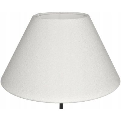 BIAŁA KROPKA producent abażurów Abażur Do Lampy Klosz Stożek Nowoczesny E27 Biały 25x50 H27 BOUCLE VENOSA BIAŁA KROPKA producent abażurów Abażur Do Lampy Klosz Stożek Nowoczesny E27 Biały 25x50 H27 BOUCLE VENOSA