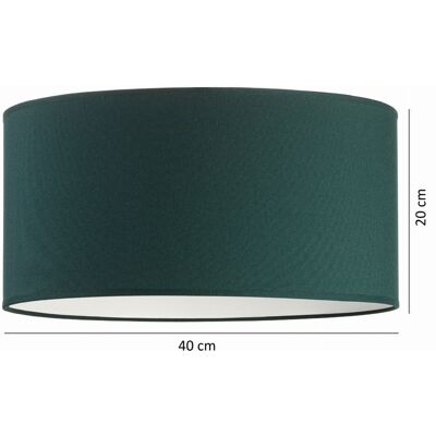Tornado Abażur Do Lampy Stojącej Okrągły Walec Tuba 40 Cm Zielony Tornado Abażur Do Lampy Stojącej Okrągły Walec Tuba 40 Cm Zielony