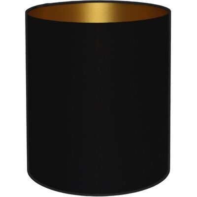 BIAŁA KROPKA producent abażurów Abażur Klosz Lamp Stojącej Wiszącej Walec 13/15cm E27 Czarny + Złoty MIRANO BIAŁA KROPKA producent abażurów Abażur Klosz Lamp Stojącej Wiszącej Walec 13/15cm E27 Czarny + Złoty MIRANO