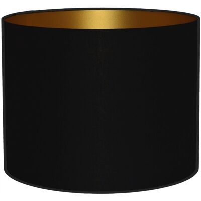 BIAŁA KROPKA producent abażurów Abażur Klosz Lamp Stojącej Wiszącej Walec 25/20cm E27 Czarny + Złoty MIRANO BIAŁA KROPKA producent abażurów Abażur Klosz Lamp Stojącej Wiszącej Walec 25/20cm E27 Czarny + Złoty MIRANO
