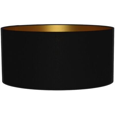 BIAŁA KROPKA producent abażurów Abażur Klosz Lamp Stojącej Wiszącej Walec 40/20cm E27 Czarny + Złoty MIRANO BIAŁA KROPKA producent abażurów Abażur Klosz Lamp Stojącej Wiszącej Walec 40/20cm E27 Czarny + Złoty MIRANO