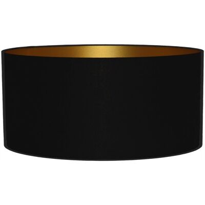 BIAŁA KROPKA producent abażurów Abażur Klosz Lamp Stojącej Wiszącej Walec 50/25cm E27 Czarny + Złoty MIRANO BIAŁA KROPKA producent abażurów Abażur Klosz Lamp Stojącej Wiszącej Walec 50/25cm E27 Czarny + Złoty MIRANO