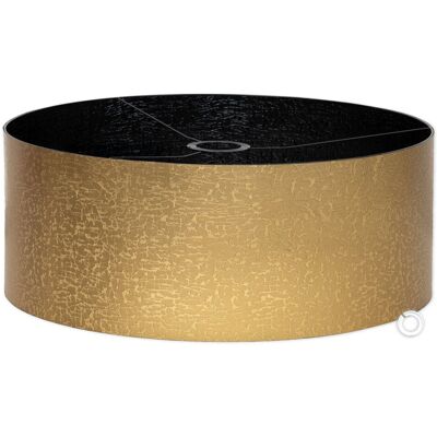 Abażur walec 60x25 cm Cerlux CZARNY ZŁOTY E27/E14 elegancki klosz Abażur walec 60x25 cm Cerlux CZARNY ZŁOTY E27/E14 elegancki klosz