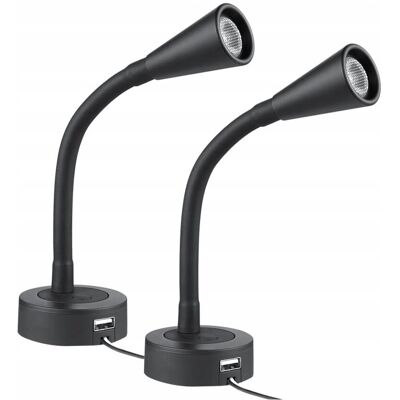 Inny producent ACEGOO Lampa LED 12V Dimmbar Schwanenhals USB Do Kampera Inny producent ACEGOO Lampa LED 12V Dimmbar Schwanenhals USB Do Kampera